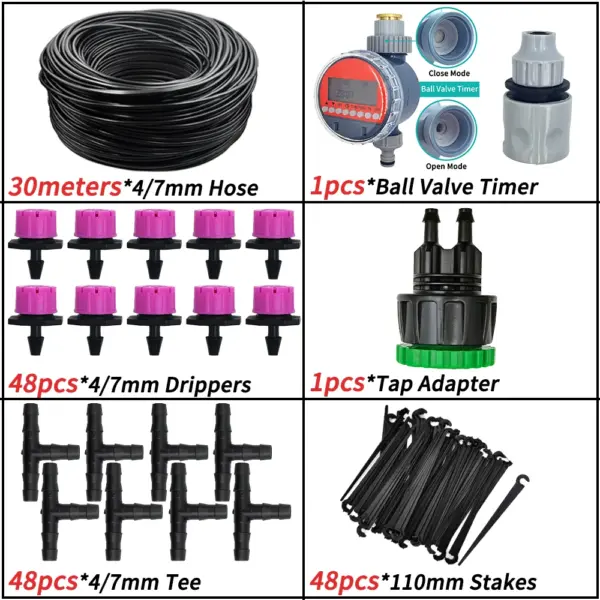 Automatic Garden Micro Drip Irrigation Kit - Image 25