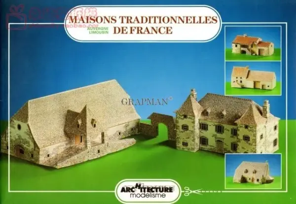 Hand-painted Paper Model DIY Architecture Kit - Image 15