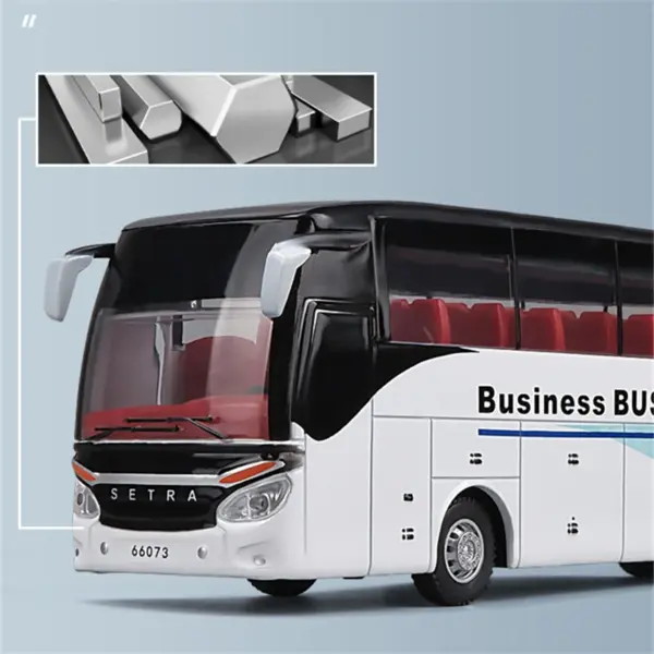 Alloy Tourist Bus Model Scale 1:32 with Sound - Image 2