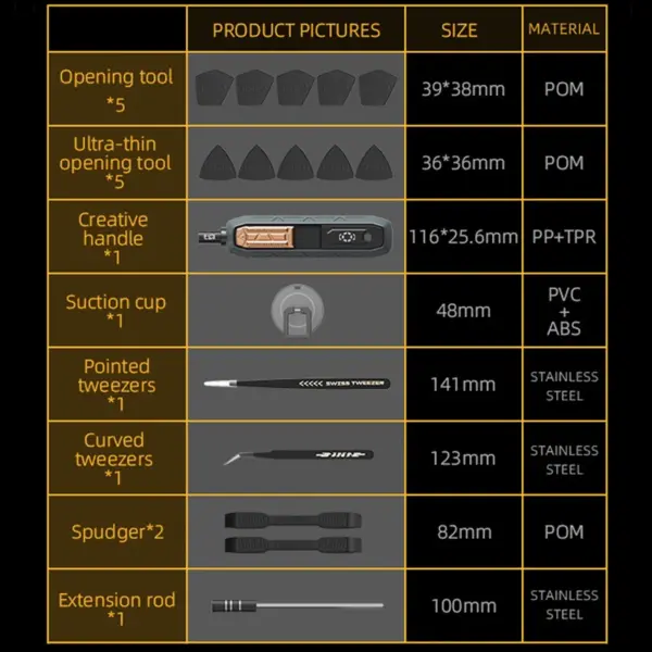 180 in 1 Precision Screwdriver Set JM-8192 - Image 5