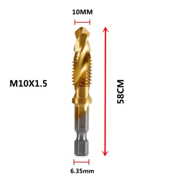 HSS Metric Tap Drill Bits Set M3 to M10 - Image 26