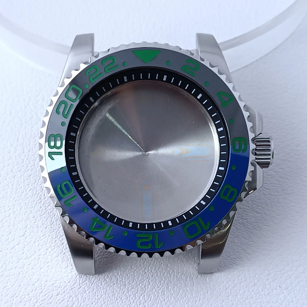 40.5mm Stainless Steel GMT Watch Case NH35/NH36 61 40.5mm Stainless Steel GMT Watch Case NH35/NH36 - Image 61