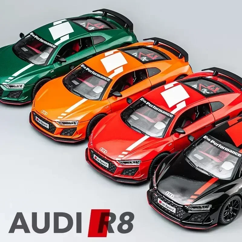 Welly R8 Super Racing Car Model 1:24 Diecast Toy 4 Welly R8 Super Racing Car Model 1:24 Diecast Toy - Image 4