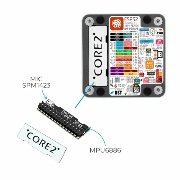 M5Stack Core2 V1.1 ESP32 Development Kit - Image 4