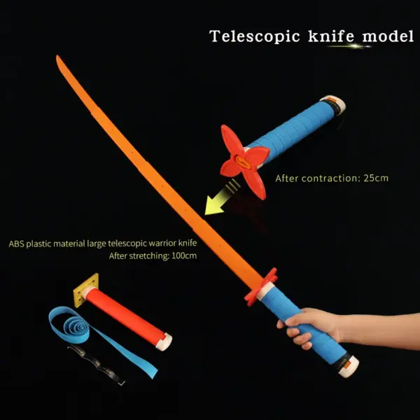 Stretchable Katana Replica Gravity Knife 100cm - Image 24