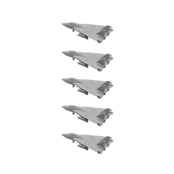 5PCS F-14 Tomcat Aircraft Models with Gear - Image 9
