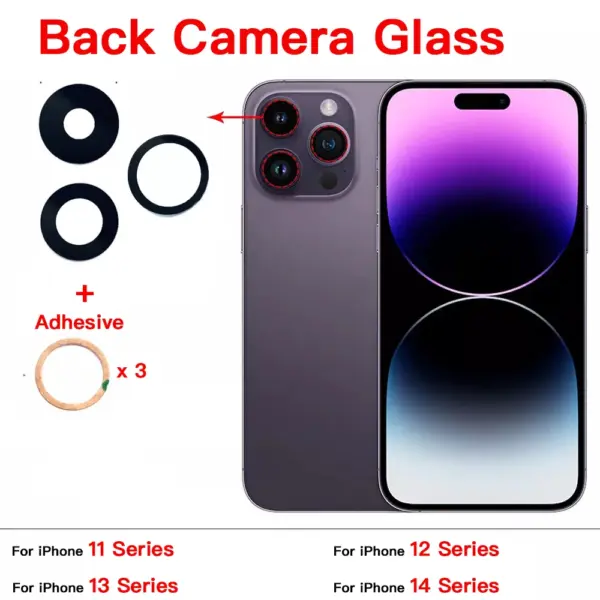 iPhone Rear Camera Lens Replacement Kit - Image 3