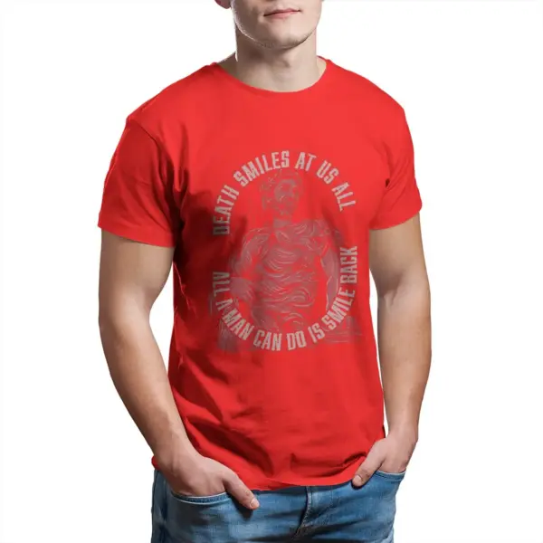 Marcus Aurelius Quote Cotton T-Shirt for Men - Image 9