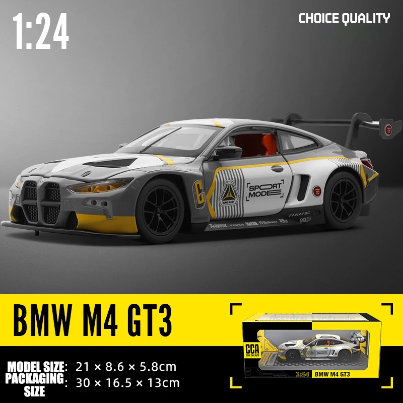 1:24 BMW M4 GT3 Alloy Diecast Car Model 12 1:24 BMW M4 GT3 Alloy Diecast Car Model - Image 12