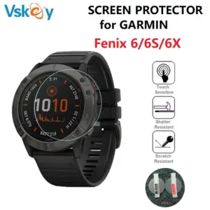 5PCS Tempered Glass Protectors for Garmin Fenix