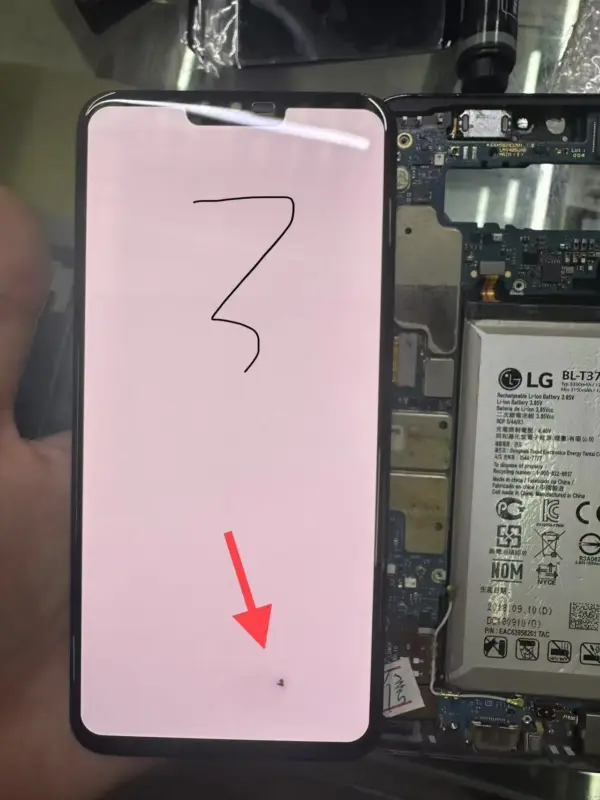 6.4 inches LG V50 ThinQ LCD Touch Screen Replacement - Image 4