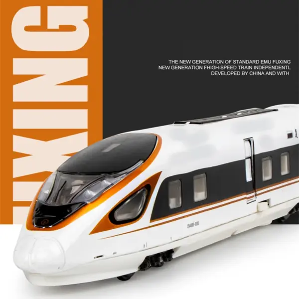 Diecast Metal High-speed Train Model Toy - Image 3