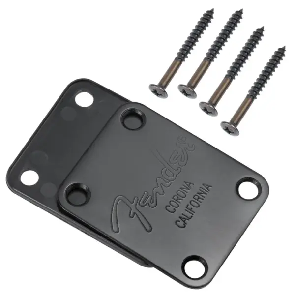 Vintage Iron Neck Plate for Electric Guitars - Image 4