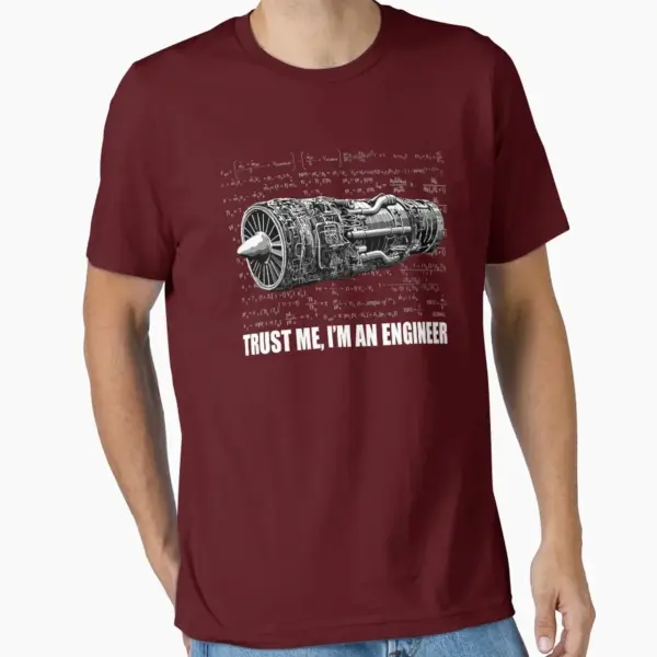 Engineer Themed Cotton T-Shirt for Men - Image 7
