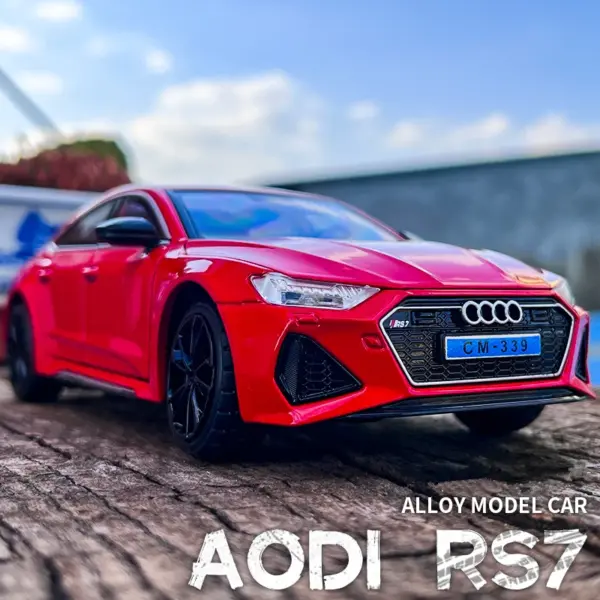 1:24 Audi RS7 Coupe Metal Diecast Model - Image 2