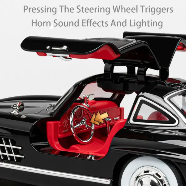 1:24 300SL Vintage Diecast Car Model - Image 4