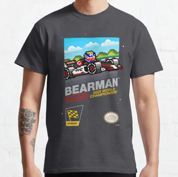 Pixel Art Formula One Driver T-Shirt - Image 9