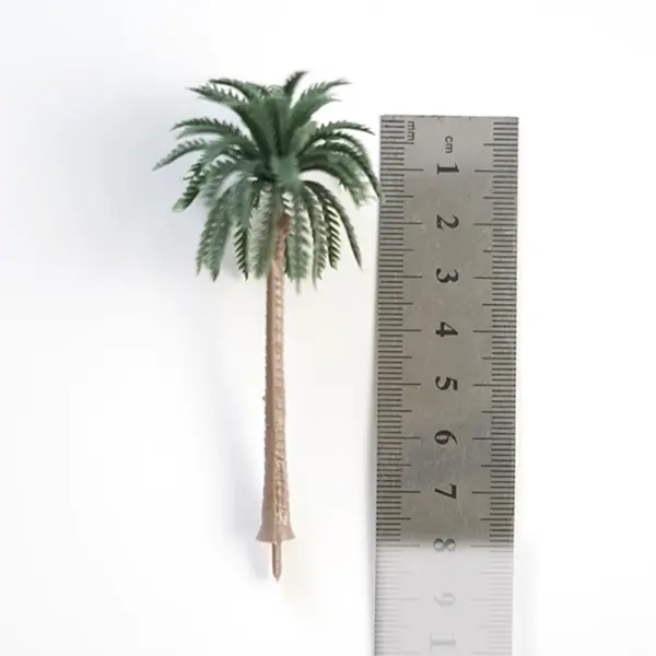 Miniature Palm Trees for HO Scale Models 5pcs - Image 7