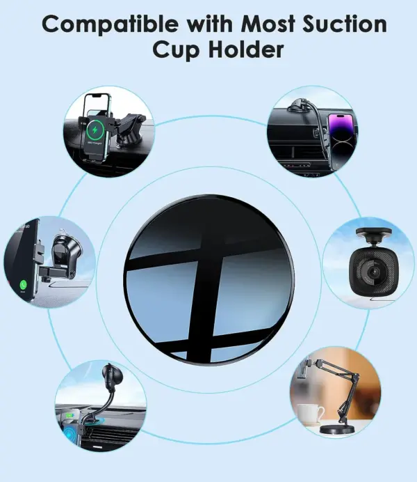 Universal Car Dashboard Suction Mount - Image 3