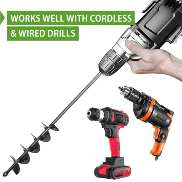 Garden Soil Auger Drill Bit for Planters - Image 2