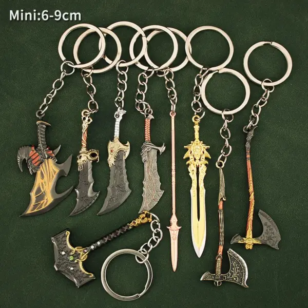 Mini God of War 4 Kratos Keychain - Image 19
