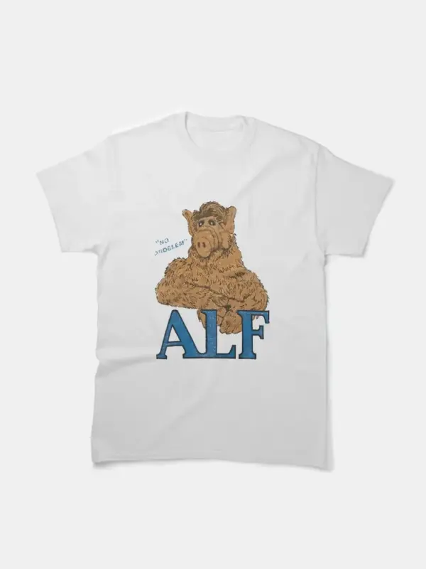Retro ALF Character Graphic T-Shirt for Adults - Image 2