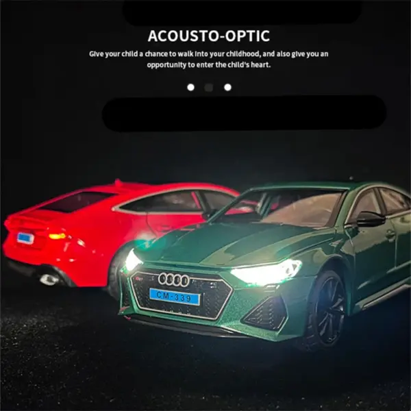 1:24 Audi RS7 Coupe Metal Diecast Model - Image 6
