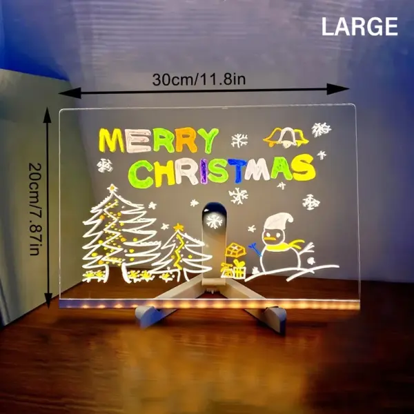 LED Acrylic Message Board with USB Power - Image 8