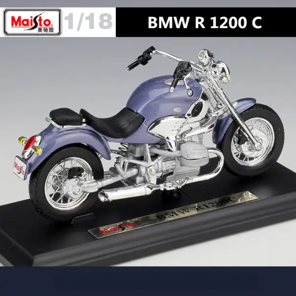 Maisto 1:18 BMW R1200C Diecast Motorcycle Model - Image 6