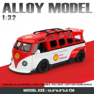 Volkswagen T1 Bus 1:32 Diecast Model Car 24 S1fa0e85f04f7427a8ee4e608b6e0ee7e5