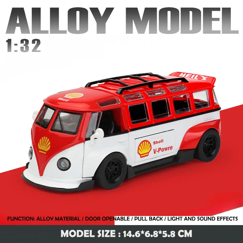 Volkswagen T1 Bus 1:32 Diecast Model Car 11 Volkswagen T1 Bus 1:32 Diecast Model Car - Image 11