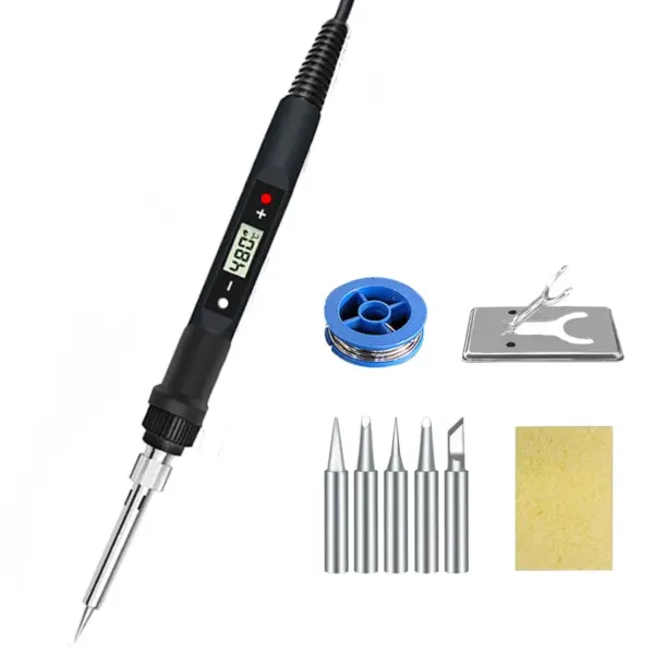 80W Adjustable Digital Soldering Iron Kit - Image 9