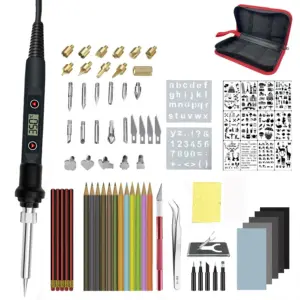 80W Adjustable Electric Soldering Iron Set