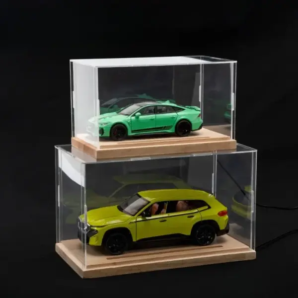 Acrylic Car Model Display Case with LED Light - Image 4