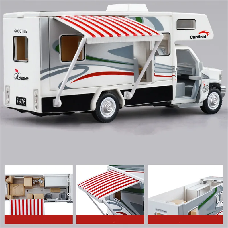 1:28 Alloy Diecast Luxury Caravan Model 6 1:28 Alloy Diecast Luxury Caravan Model - Image 6