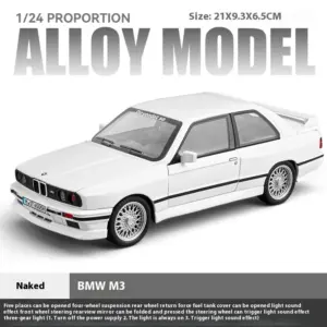 1:24 BMW M3 E30 1988 Alloy Model Car 38 S2025eac053d74925ac2c919fc6852c6eo