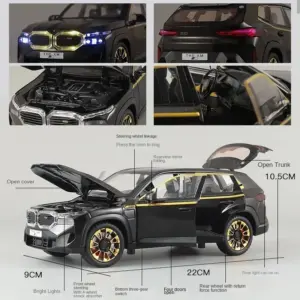 1:24 BMW XM Diecast Off-Road SUV Model 14 S202749d2bb404600a36454491f9639722