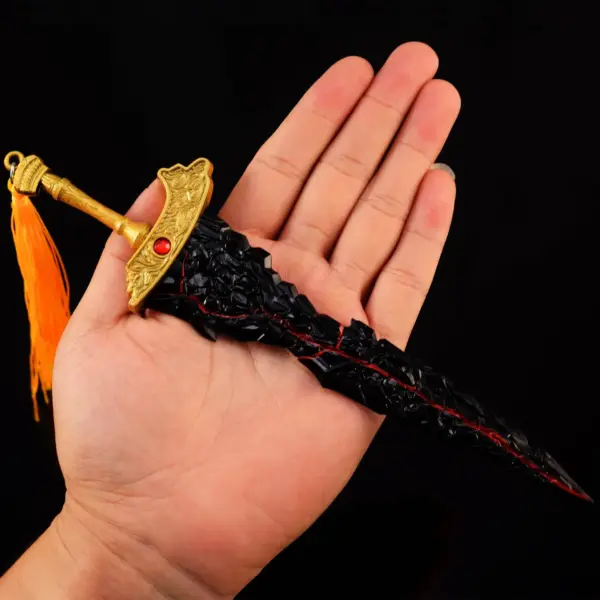 Eledns Black Blade Metal Replica Display Piece - Image 2