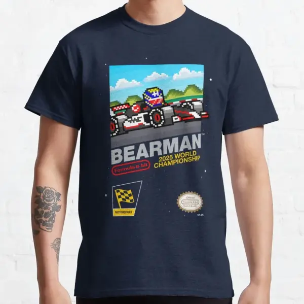 Pixel Art Formula One Driver T-Shirt - Image 12