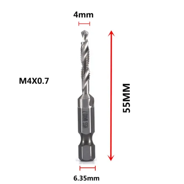HSS Metric Tap Drill Bits Set M3 to M10 - Image 18