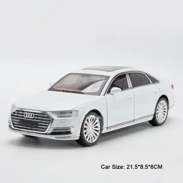 1:24 Scale RS7 Sportback A8 Diecast Model Car - Image 12