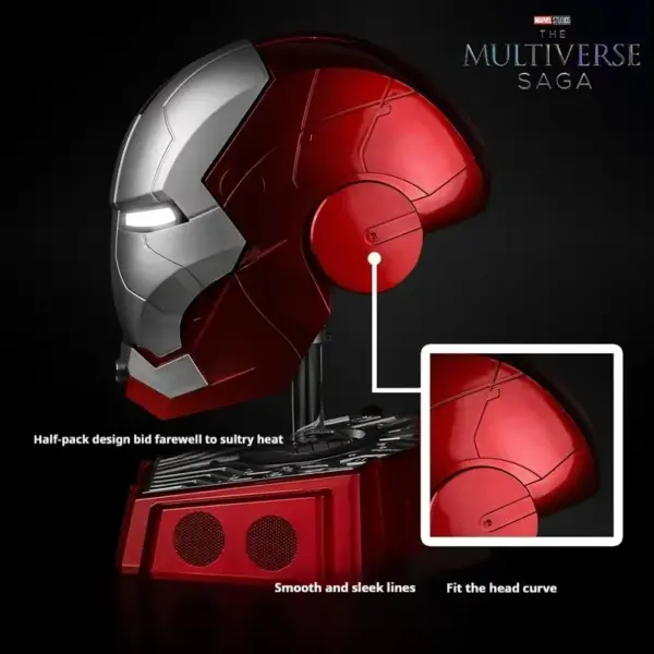 Iron Man Mk5 Helmet Black Gold Edition - Image 3