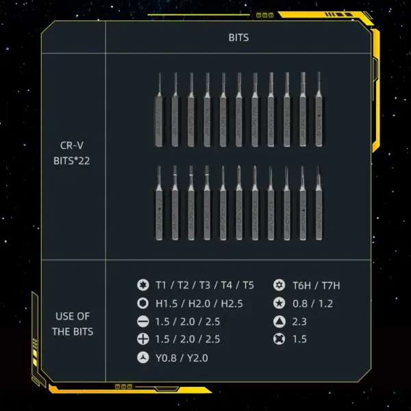 JAKEMY JM-8185 Magnetic Precision Screwdriver Set - Image 5