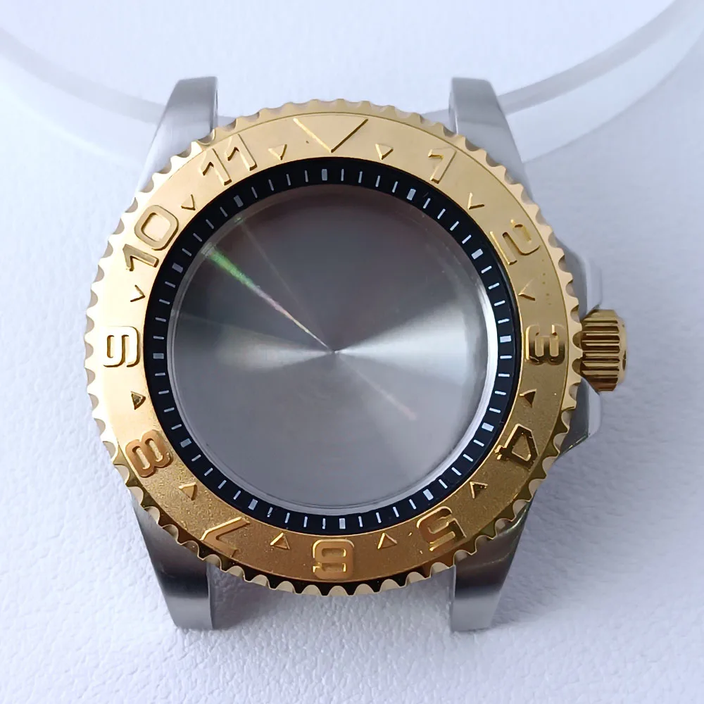 40.5mm Stainless Steel GMT Watch Case NH35/NH36 119 40.5mm Stainless Steel GMT Watch Case NH35/NH36 - Image 119