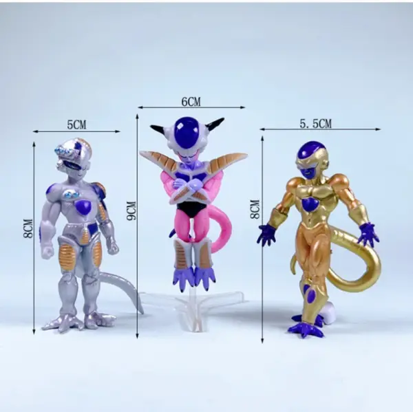 Dragon Ball Freeza Action Figure Set 8 Pieces - Image 4