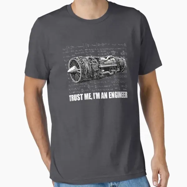 Engineer Themed Cotton T-Shirt for Men - Image 12
