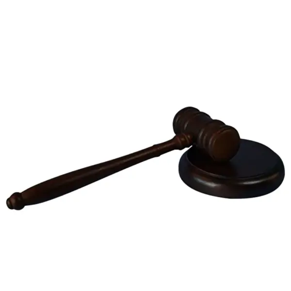 Handcrafted Walnut Wood Judge Hammer Gavel - Image 5