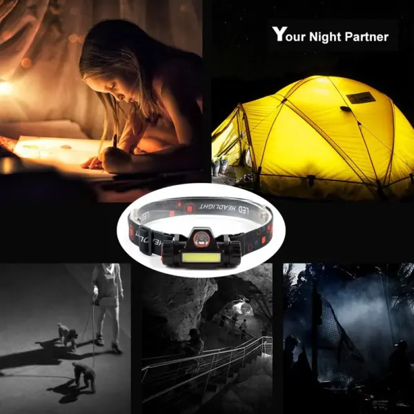 Rechargeable LED Headlamp with Tail Magnet - Image 6