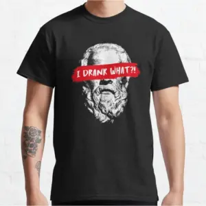 Socrates Humor Graphic T-Shirt for Men