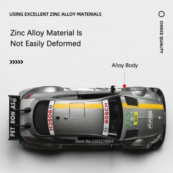 1:32 Mercedes-AMG C63 DTM Diecast Car Model - Image 2